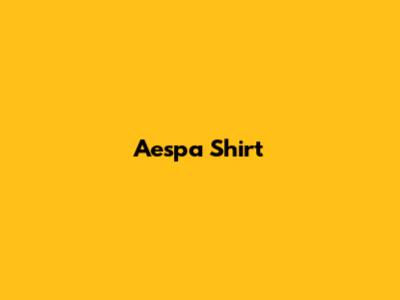 Aespa Shirt