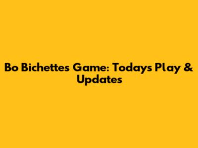 Bo Bichette's Game: Today's Play & Updates