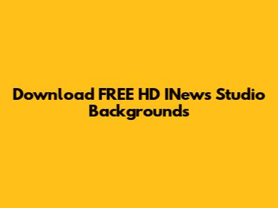 Download FREE HD INews Studio Backgrounds
