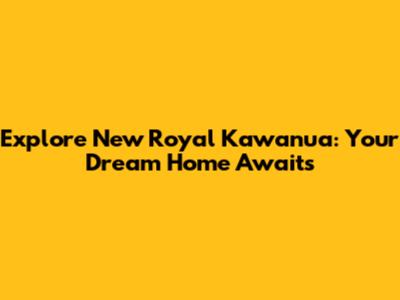Explore New Royal Kawanua: Your Dream Home Awaits