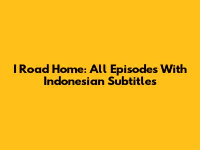 I Road Home: All Episodes With Indonesian Subtitles
