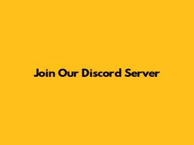Join Our Discord Server