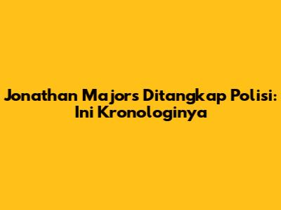 Jonathan Majors Ditangkap Polisi: Ini Kronologinya