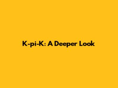 K-pi-K: A Deeper Look