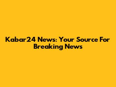 Kabar24 News: Your Source For Breaking News