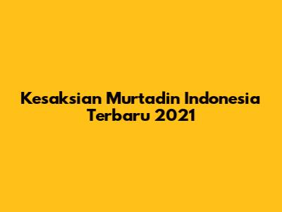 Kesaksian Murtadin Indonesia Terbaru 2021