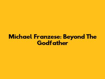 Michael Franzese: Beyond The Godfather