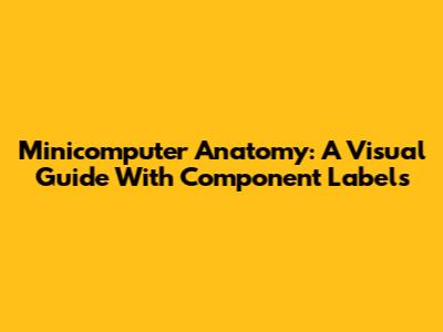 Minicomputer Anatomy: A Visual Guide With Component Labels
