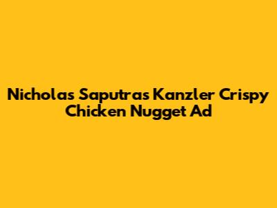 Nicholas Saputra's Kanzler Crispy Chicken Nugget Ad