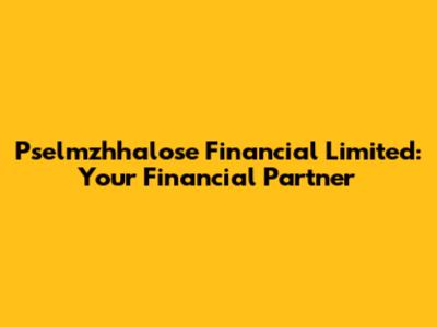 Pselmzhhalose Financial Limited: Your Financial Partner
