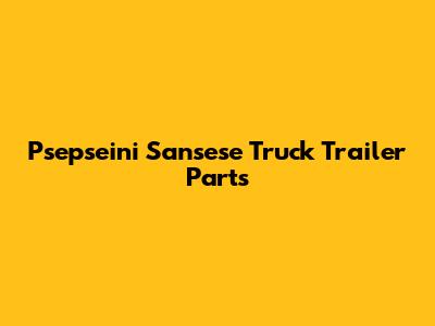 Psepseini Sansese Truck Trailer Parts
