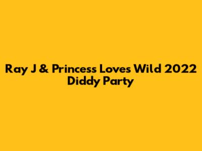 Ray J & Princess Love's Wild 2022 Diddy Party
