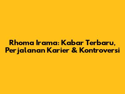 Rhoma Irama: Kabar Terbaru, Perjalanan Karier & Kontroversi