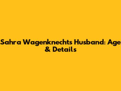 Sahra Wagenknecht's Husband: Age & Details
