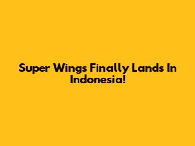Super Wings Finally Lands In Indonesia!