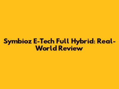 Symbioz E-Tech Full Hybrid: Real-World Review
