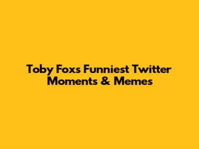 Toby Fox's Funniest Twitter Moments & Memes